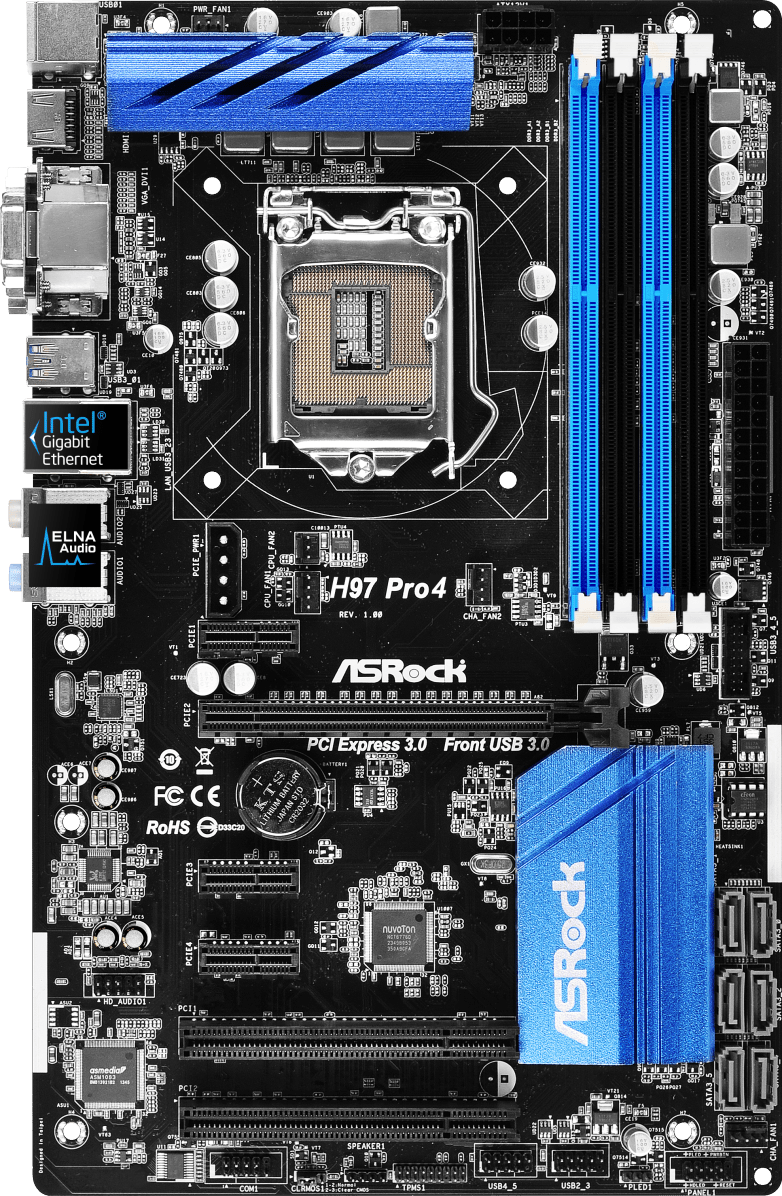Asrock H97 Pro4 - Motherboard Specifications On MotherboardDB